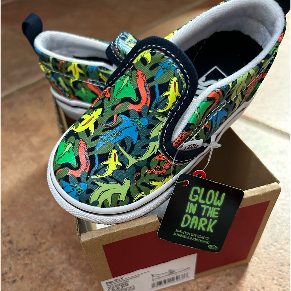 New in box with tags. Vans toddler size 6.  $15. Original price $19.99